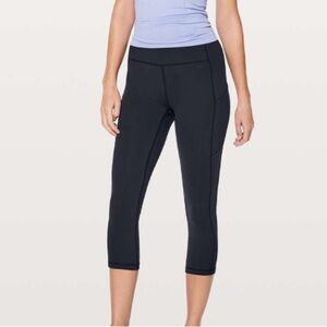 Lululemon Speed Up Crop 21" Midnight Navy